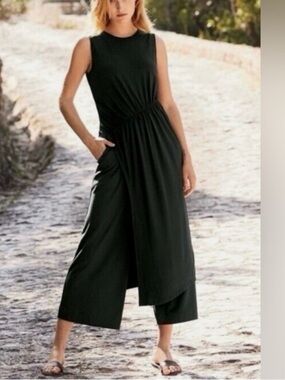 PERUVIAN CONNECTION TWYLA Long Side Slit Tunic M